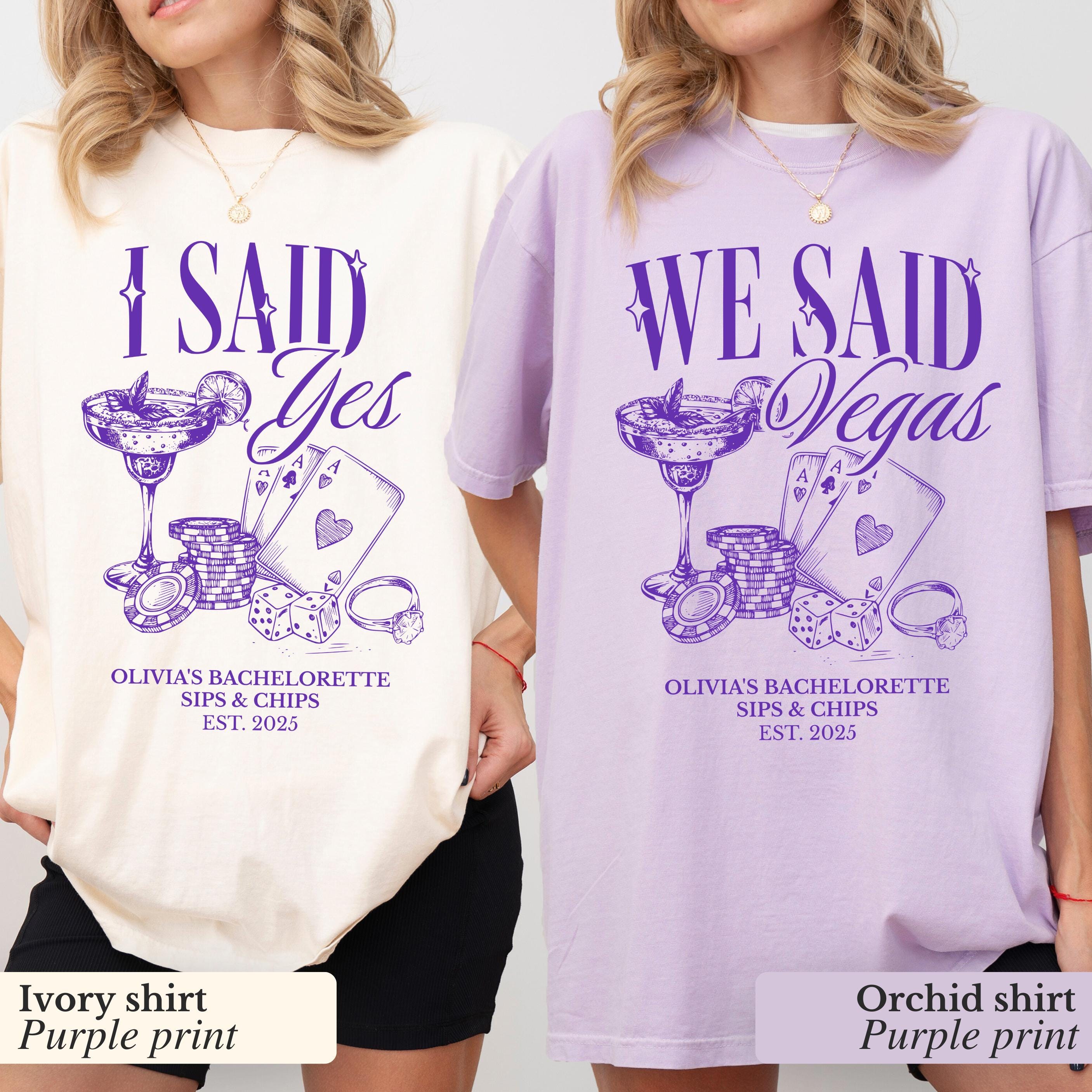 Custom Las Vegas Casino Bachelorette Party T-Shirt view 5