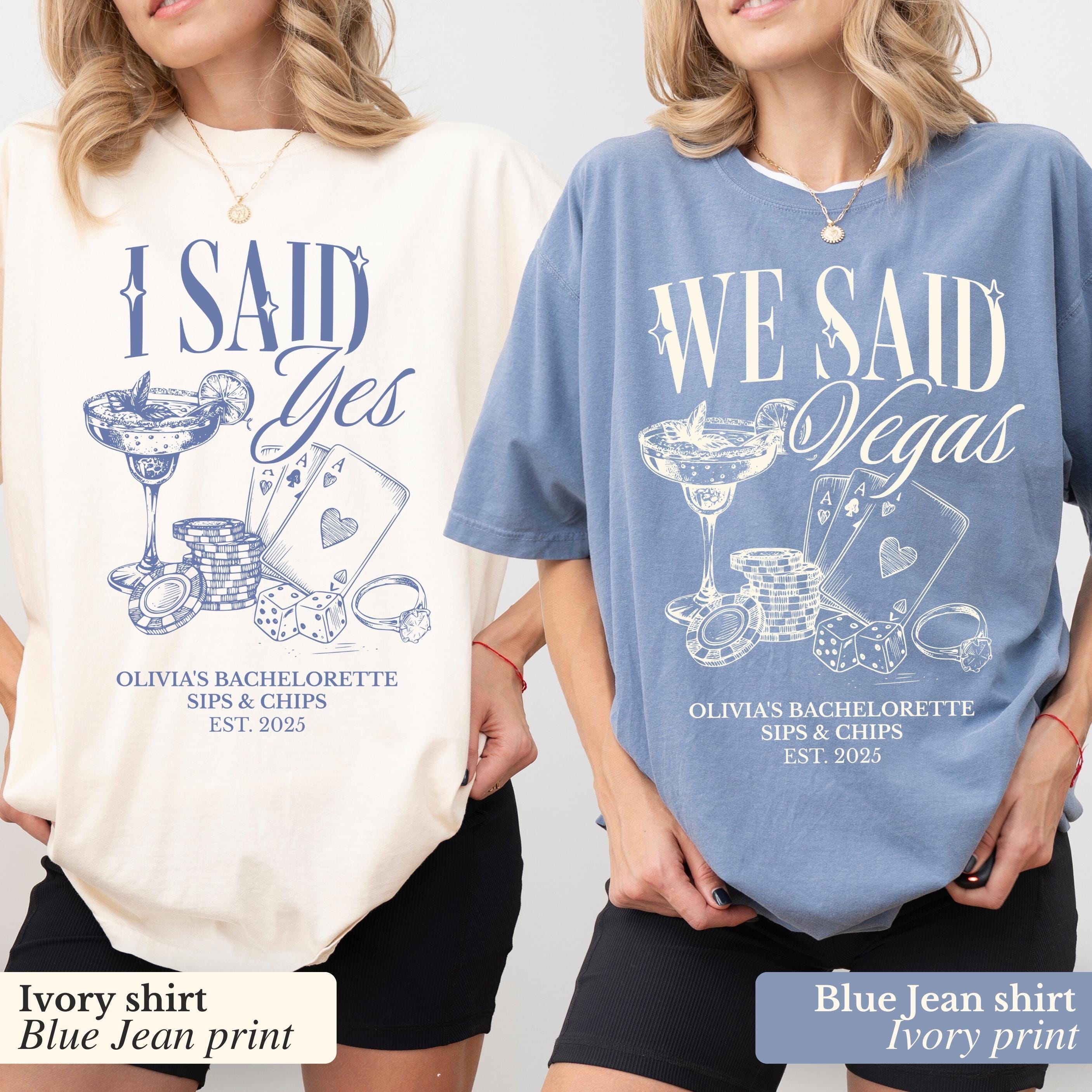 Custom Las Vegas Casino Bachelorette Party T-Shirt view 3