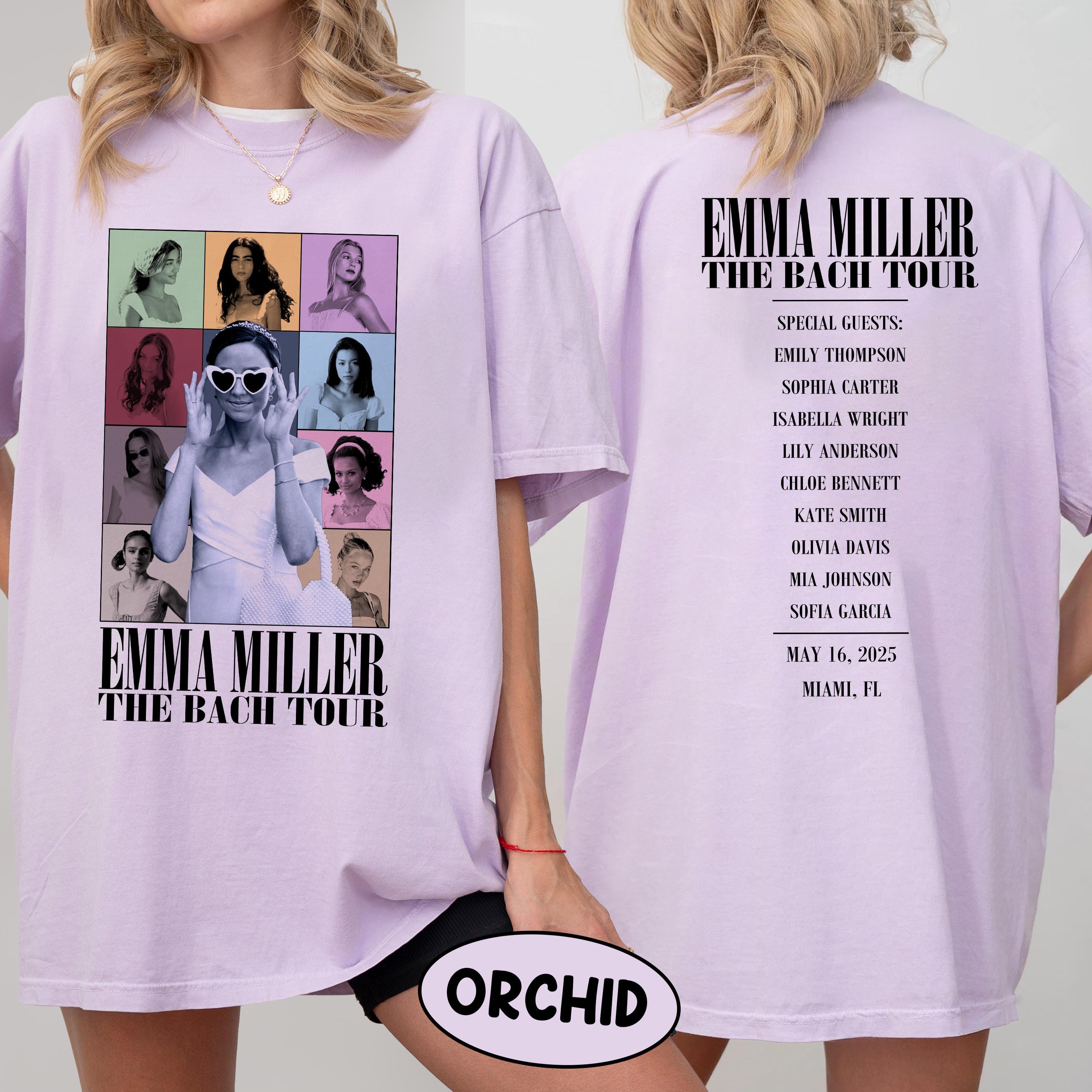 Custom Bach Tour Bridal Party T-Shirt view 4