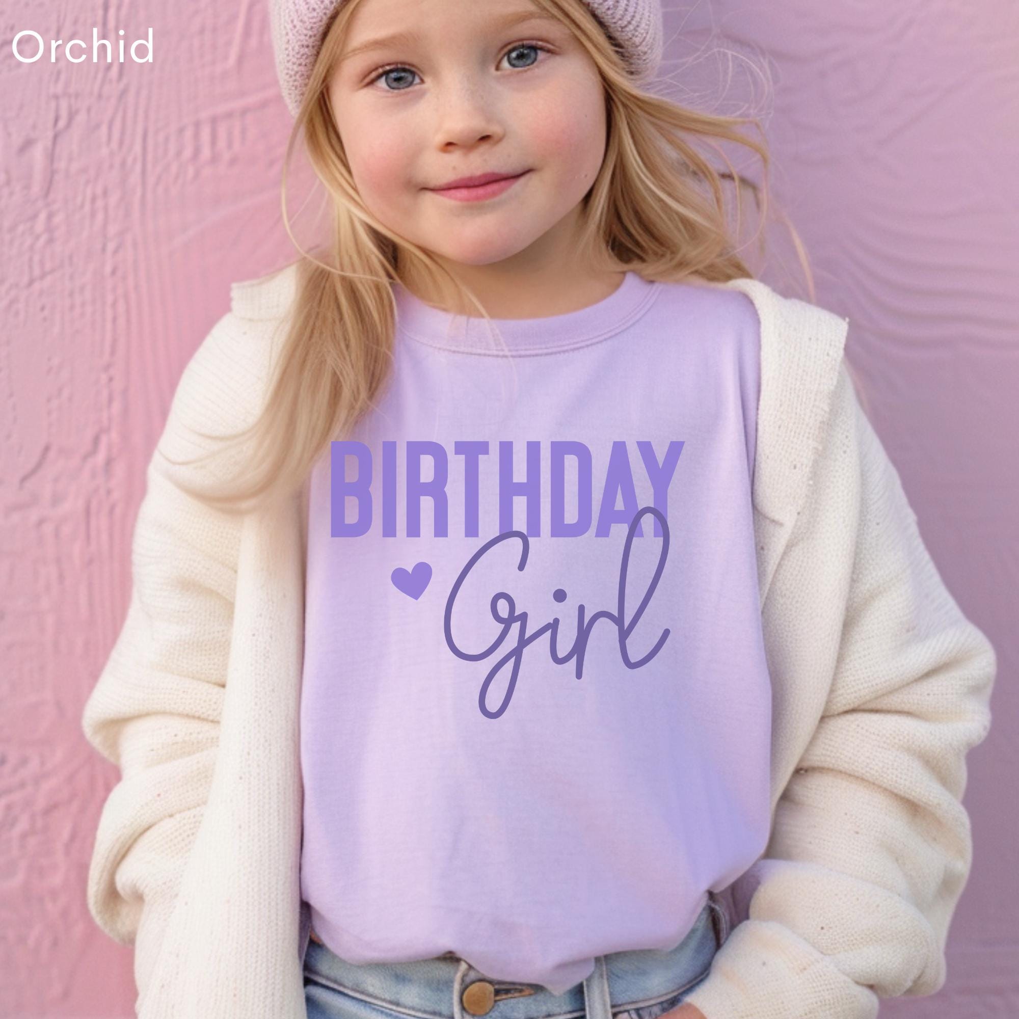 Pastel Birthday Girl T-shirt view 3