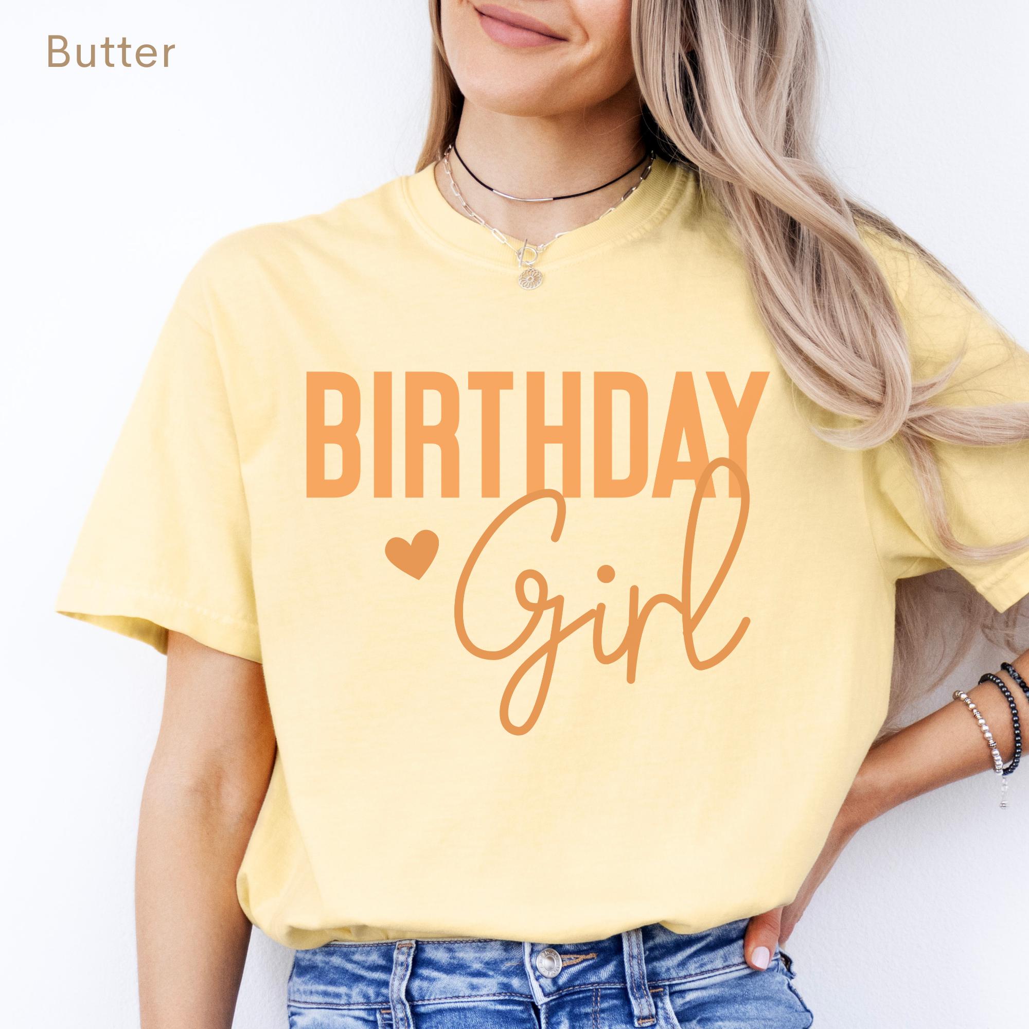 Pastel Birthday Girl T-shirt view 6