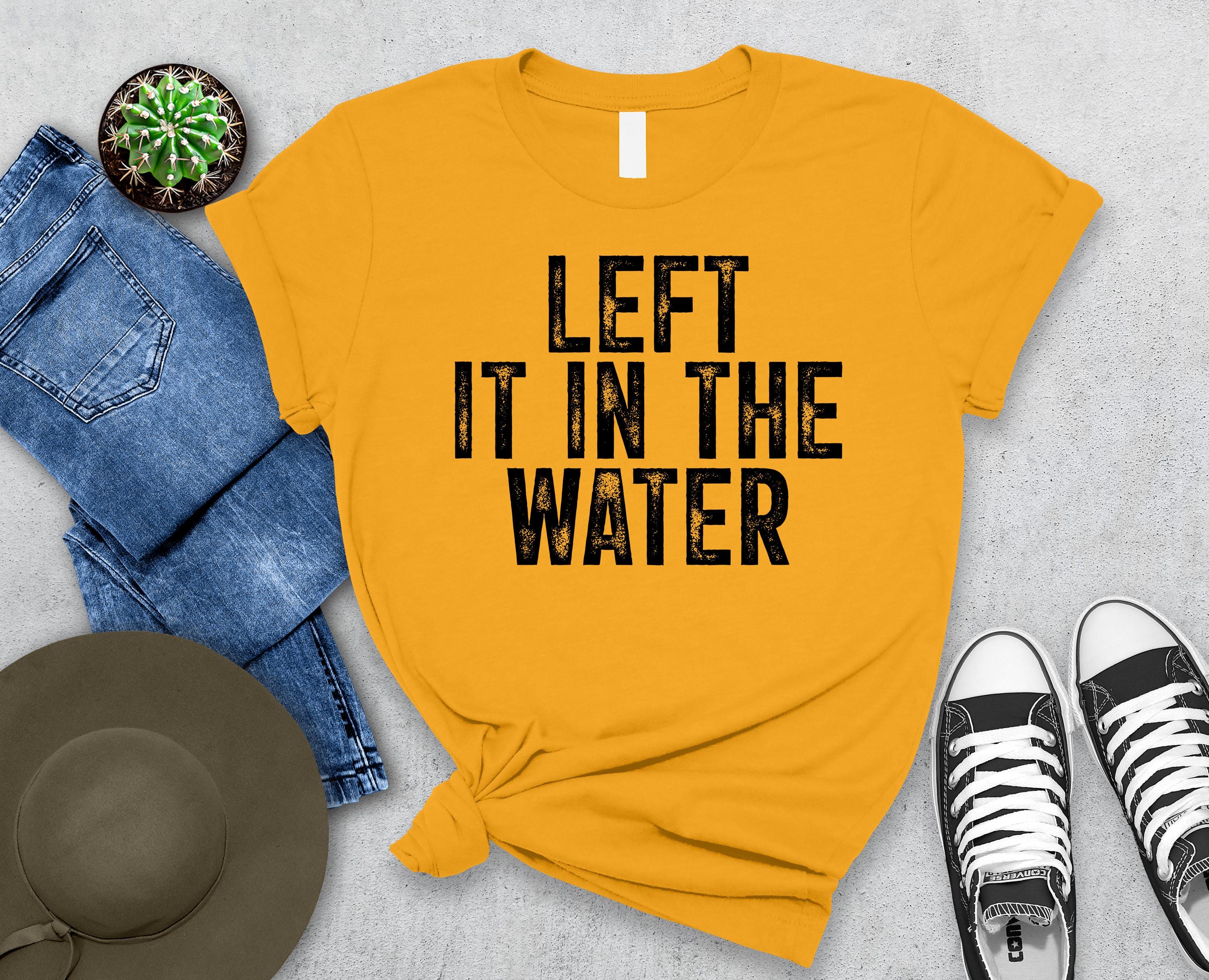 Baptism Shirt | Baptism Gift | Christian Shirt for Women & Men | Religious Tee | Left It in The Water Shirt | Forgiven T-Shirt | Church Tee view 3