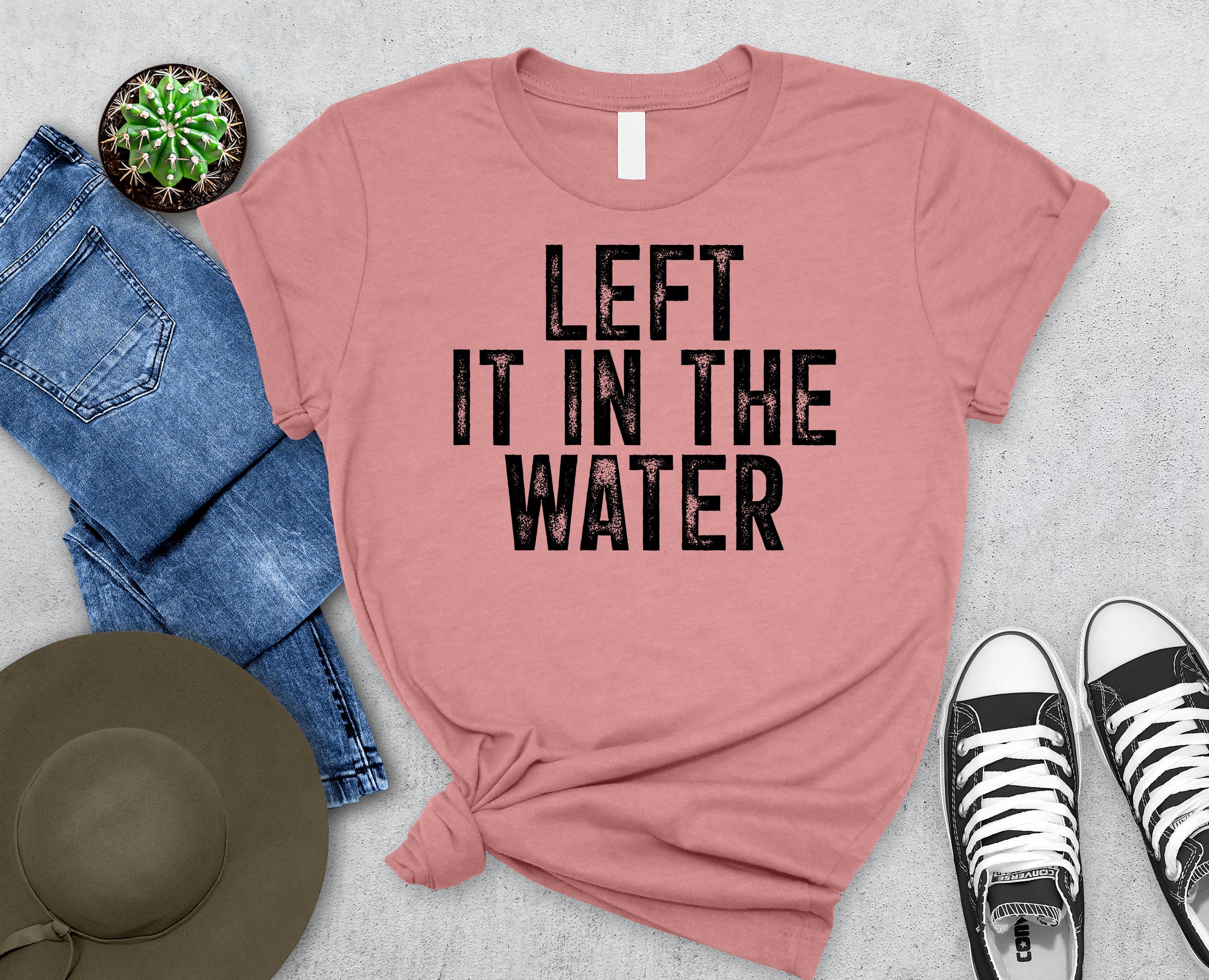 Baptism Shirt | Baptism Gift | Christian Shirt for Women & Men | Religious Tee | Left It in The Water Shirt | Forgiven T-Shirt | Church Tee view 4