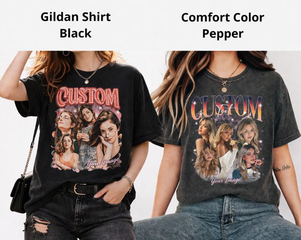 Custom Photo Bride Getting Married T-Shirt view 4