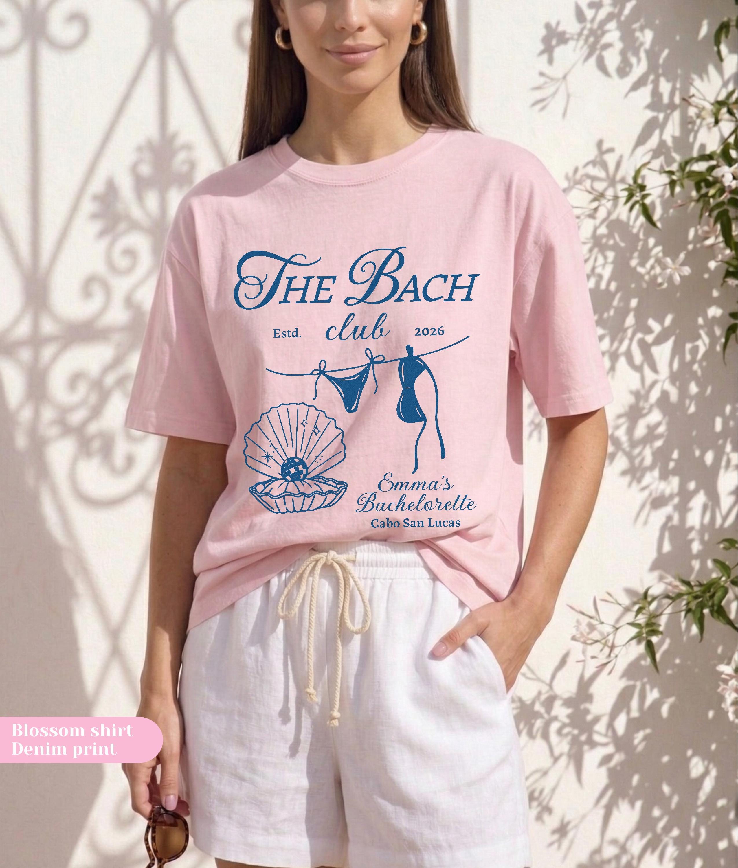 Custom Beach Bachelorette Trip T-Shirt view 3
