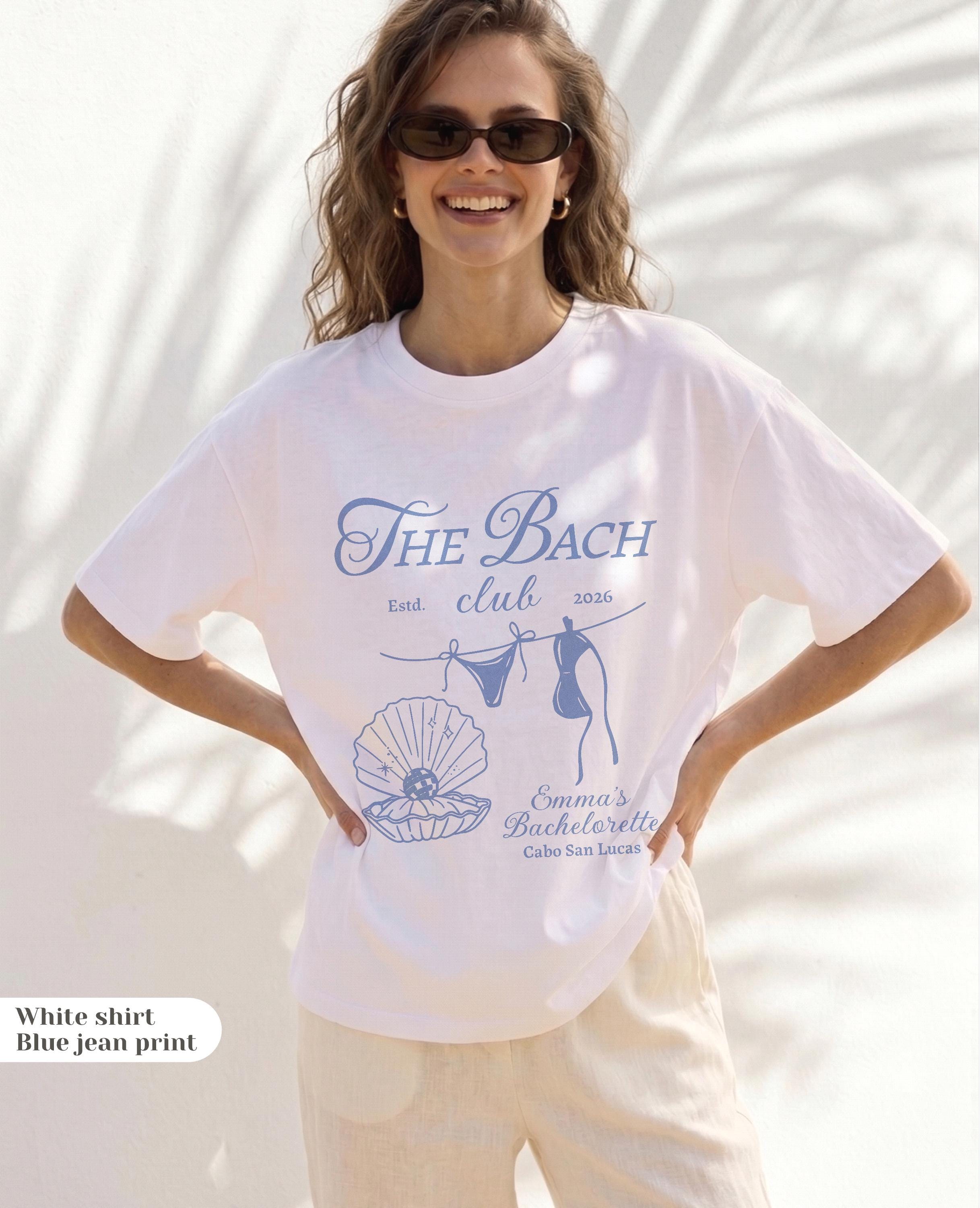 Custom Beach Bachelorette Trip T-Shirt view 4