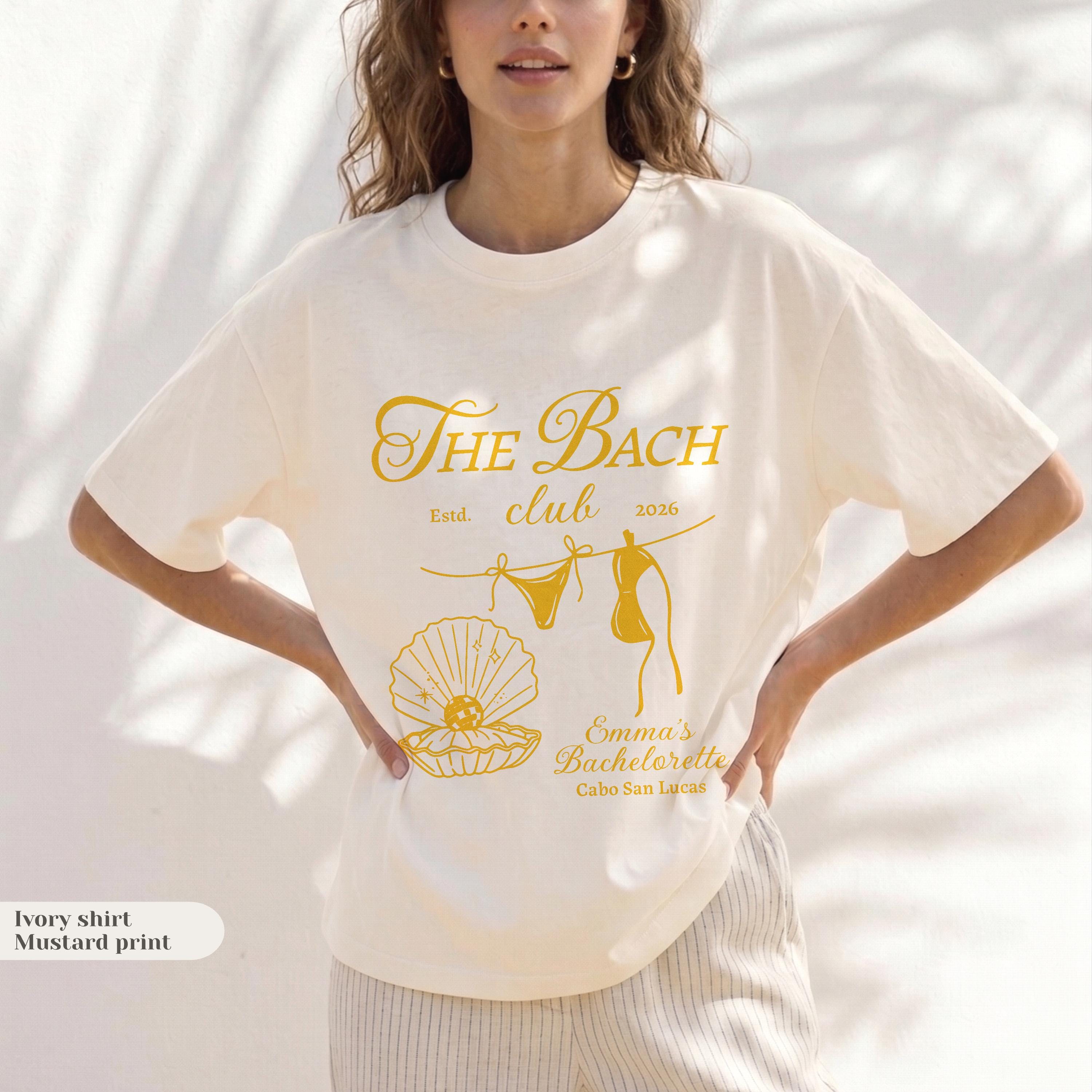 Custom Beach Bachelorette Trip T-Shirt view 5