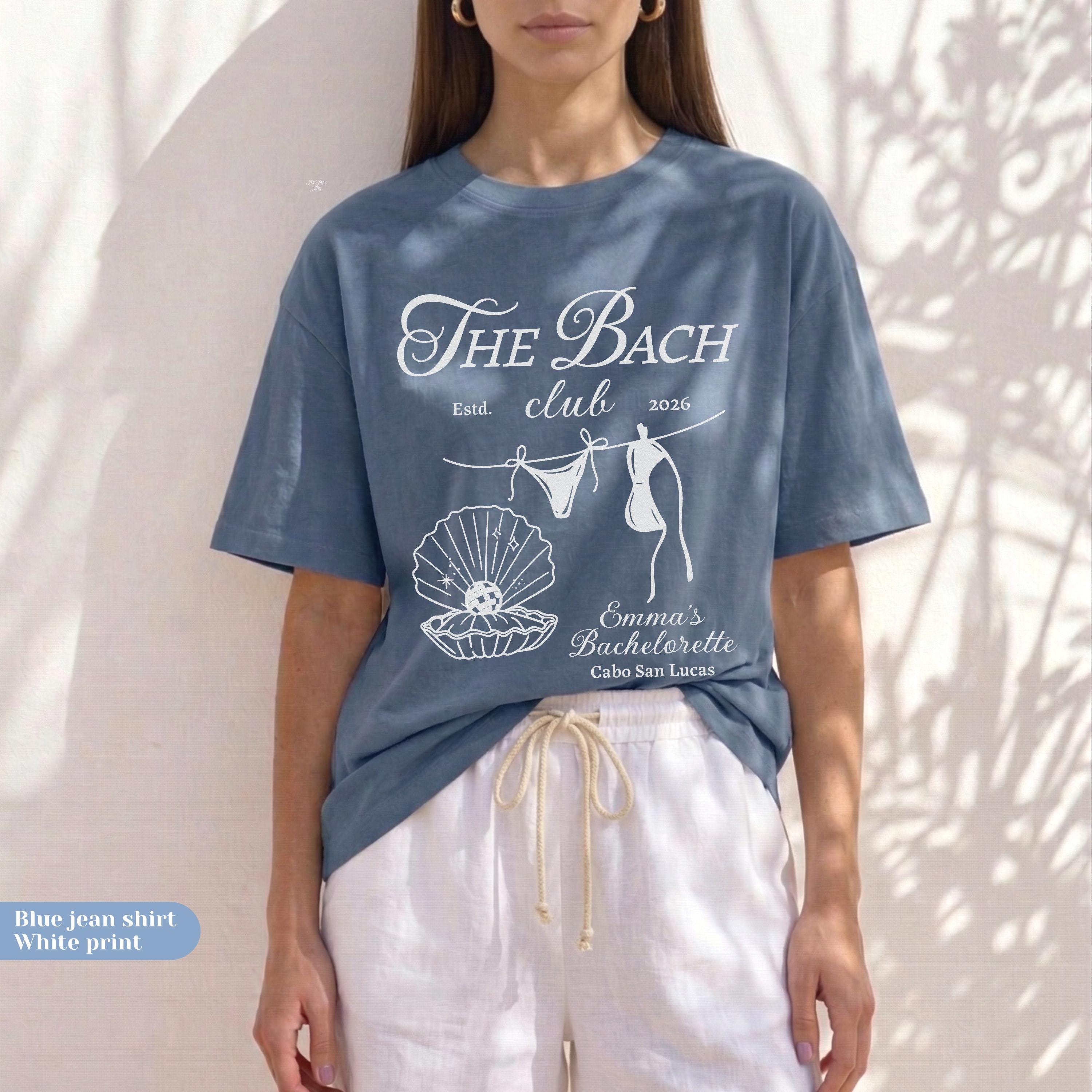 Custom Beach Bachelorette Trip T-Shirt view 1