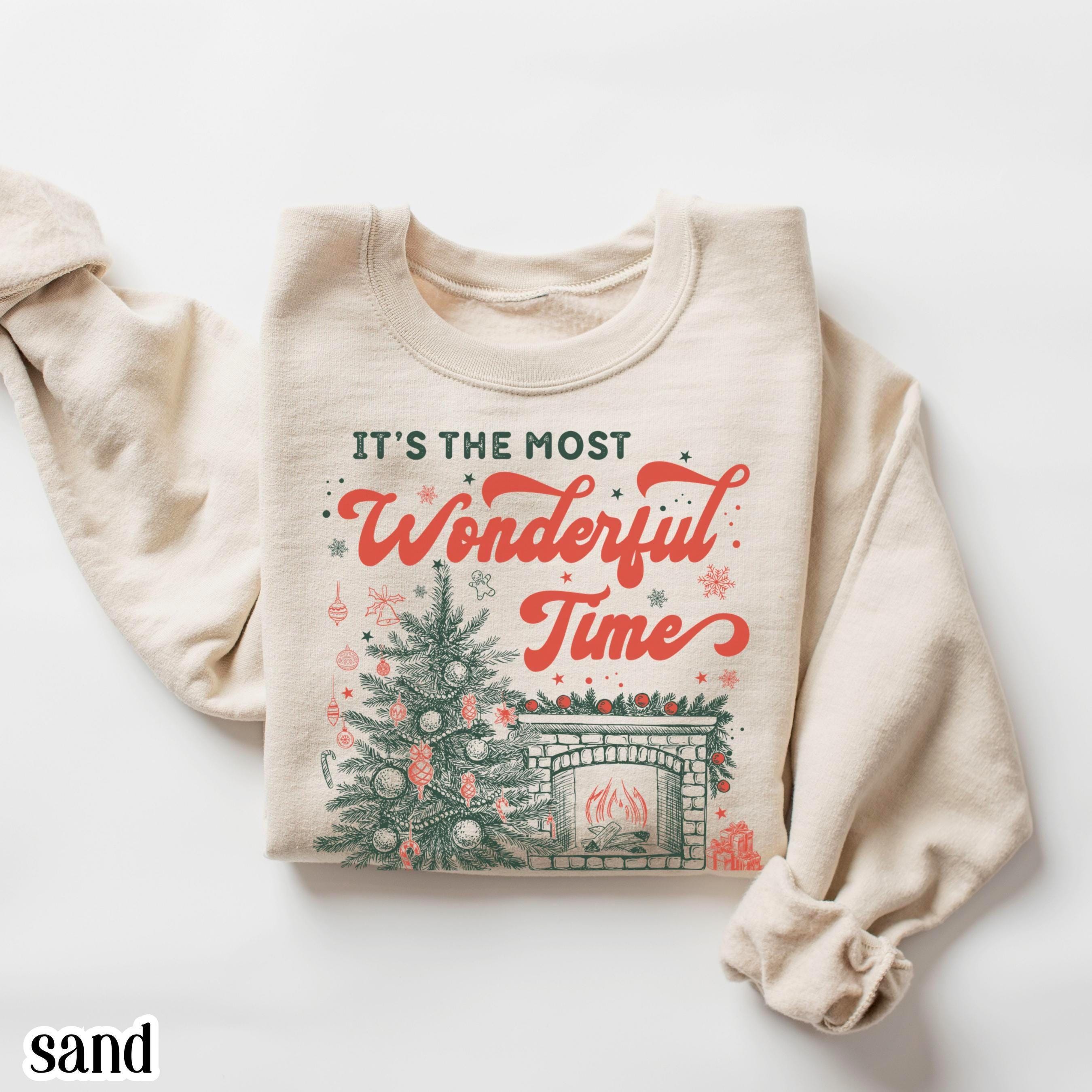 Cozy Christmas Tree Graphic Sweatshirt