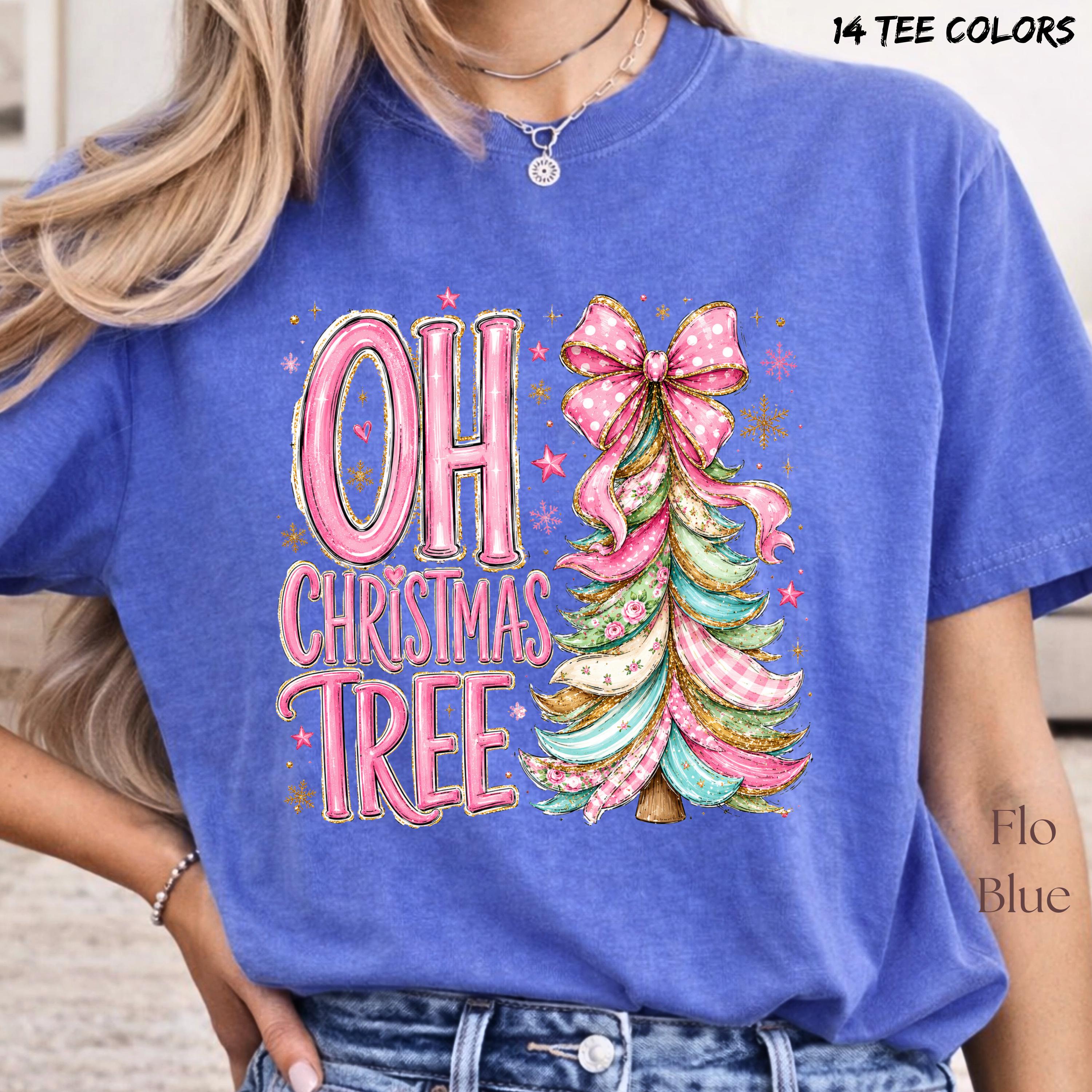 Coquette Pink Oh Christmas Tree Sweatshirt view 5