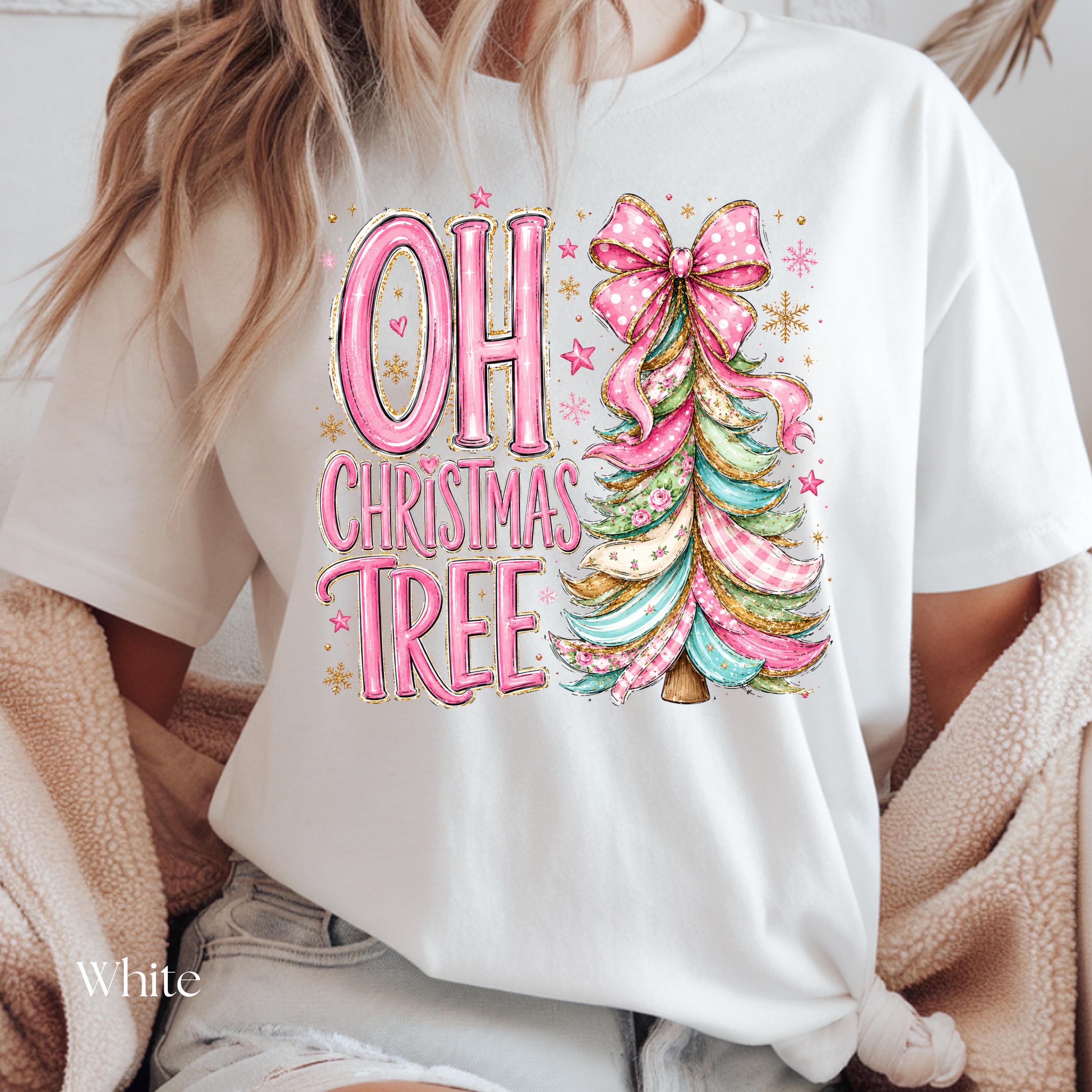 Coquette Pink Oh Christmas Tree Sweatshirt view 8